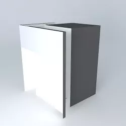 Anti panic room door design  3D model