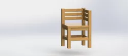 Arm chair for corner