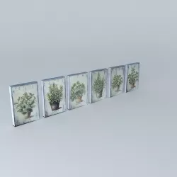 AROMATE canvases 3D model