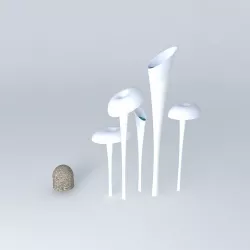 atlantis fountain 3D model