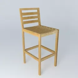 bar chair CADAQUES 3D model