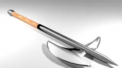 Battle Axe - Two Handed Bearded 3D model
