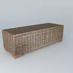 Bed bench  3D model