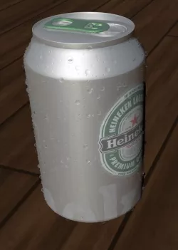 Beer can 3D model