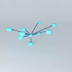 BGP Border Peering Diagram 3D model