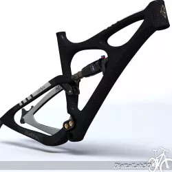 Bike Frame Mojo HD 3D model