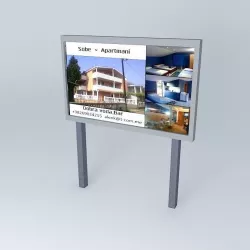 Billboard 2 3D model