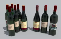 bottle 3D model