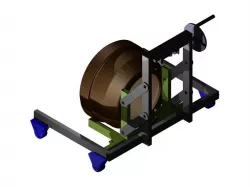 Brake drum and wheel dolly