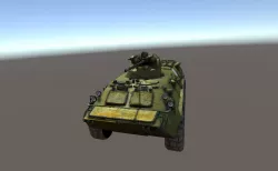 BTR-82A APC Russia Low-poly  3D model