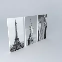 Canvas City Maisons du Monde 3D model