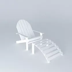 CAPE COD chair long houses the world  3D model