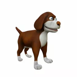 Cartoon Dog 3D model