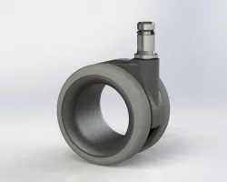 caster 65mm with hole