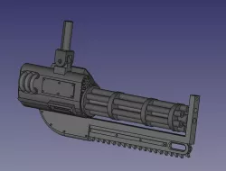 Chainsaw gun
