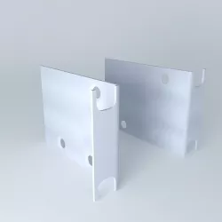 Cisco 1u Rack Mount 3D model