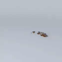 CLASSIC OLD WEST TOWN 3D model