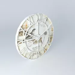 Clock houses the world 3D model