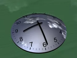 Clock with Bend Dail