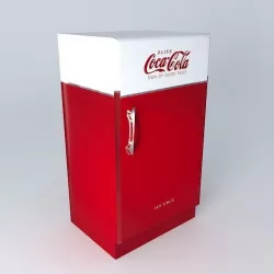 COCA COLA cabinet houses the world 3D model