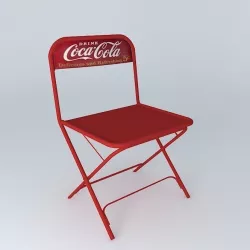 COCA-COLA chair houses the world 3D model
