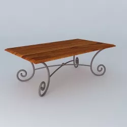 Coffee table LUBERON 3D model
