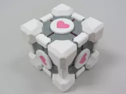 Companion Cube - modular, snap-together, colorized