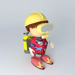 COMPLETED FLUFFY 3D model