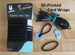 Cord Wrap 3D Printed