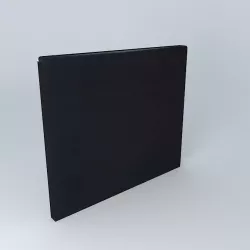 Cover anthracite headboard  3D model