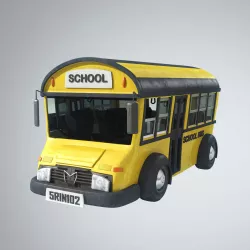 Cutie School Bus 3D model