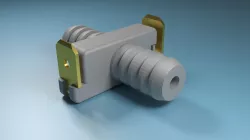 Differential, vacuum and positive pressure switch (Reed switch)