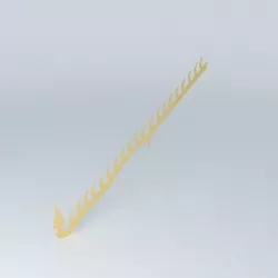 Dragon spine shape 3D model