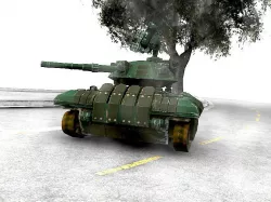 Drone Tank Low-poly  3D model