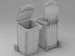 Dumpster 1 3D model