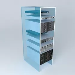 Example IDC Cabinet 3D model