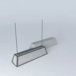 Factory Rectangle suspension  3D model