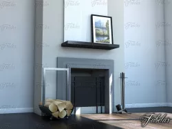 Fireplace 3D model
