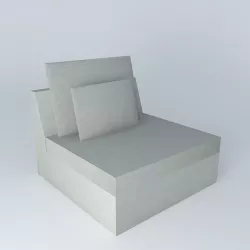 Fireside  sofa ENZO  3D model
