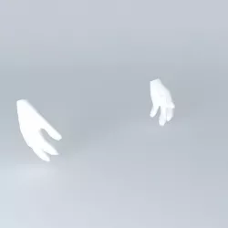 FLUFF HANDS 3D model