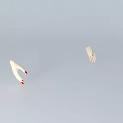 FLUFF HANDS 3D model