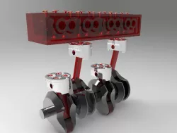 Four cylinder engine - Cetvorotaktni motor