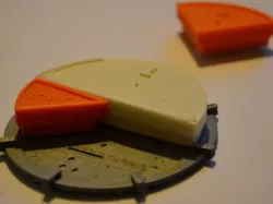 Fraction learning kit with braille