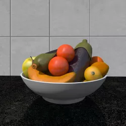 fruit bowl 3D model