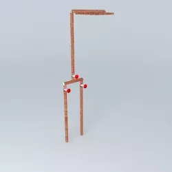 garden shower 3D model