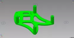 Gimbal Adapter for CX-20 Rocket RC400 CNC Programm