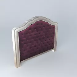 headboard purple  3D model