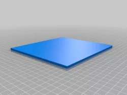 Holder for glass print beds for FlashForge Creator or other 6"x9" printer