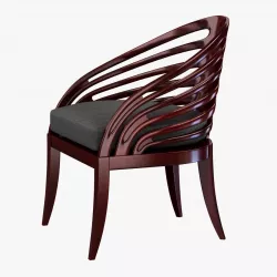 Holly Hunt rib chair 3D model