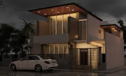 Home 6 night view